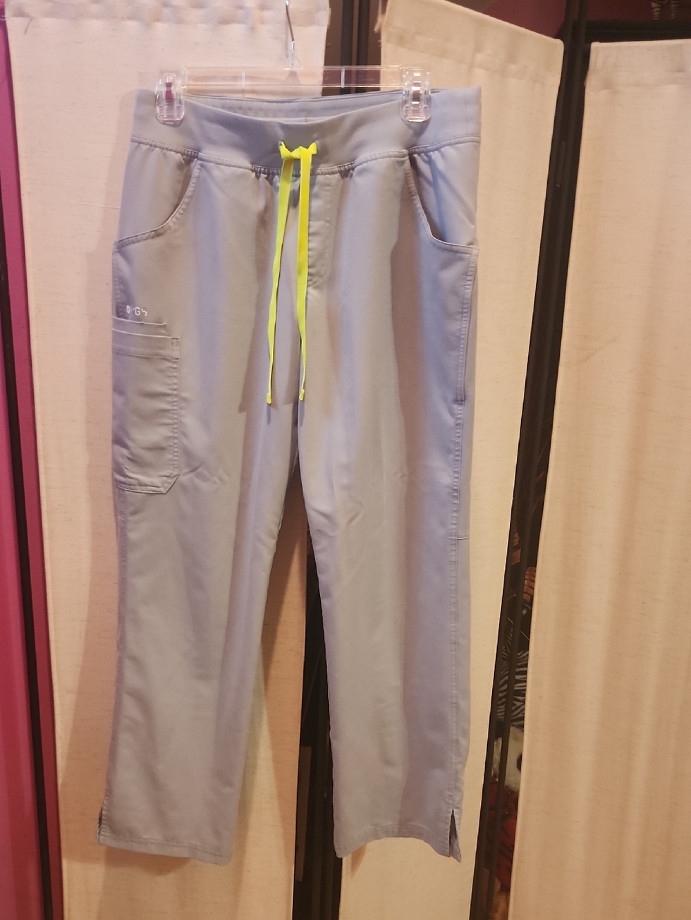 Figs Gray Technical Scrub Pants Silver Arrow Color